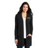 Volt Embroidered Ladies Concept Long Pocket Cardigan - Black Volt Embroidered Ladies Concept Long Pocket Cardigan - Black
