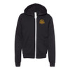 The Venues EMBROIDERED LYN ICON Sponge Fleece Zip Hoodie - Black
