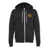The Venues EMBROIDERED LYN ICON Sponge Fleece Zip Hoodie - Black