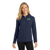 VOLT Embroidered Ladies Silk Touch Long Sleeve Polo