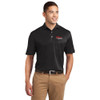 Ozark Aeroworks EMBROIDERED RED & WHITE AN EAGLE PARTNER - TALL Dri-Mesh® Polo - Black