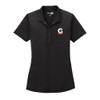 Gutterglove® EMBROIDERED FLC WHITE & RED G HOME® Ladies Snag Proof Polo - Black