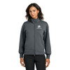 Republic Chamber Ladies Soft Polished Full Zip - Embroidered Logo - WHITE
