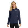 Keen Smiles EMBROIDERED FLC Ladies Silk Touch Long Sleeve Polo