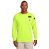 Gold Mechanical BLACK PRINT Carhartt Long Sleeve Pocket Tee