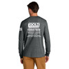 Gold Mechanical WHITE PRINT Carhartt Long Sleeve Tee