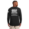 Gold Mechanical WHITE PRINT Carhartt Long Sleeve Pocket Tee