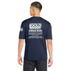 Gold Mechanical WHITE PRINT Dri-Fit Short Sleeve Tee