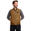 Gold Mechanical BLACK & WHITE Embroidered Carhartt® Duck Vest