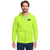 Gold Mechanical BLACK & WHITE Embroidered Carhartt® Midweight Hooded Zip-Front Sweatshirt