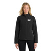 Gold Mechanical BLACK & WHITE Embroidered Ladies' Soft Shell Jacket
