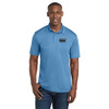 Gold Mechanical BLACK & WHITE Embroidered PosiCharge® Competitor™ Polo