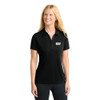 Gold Mechanical BLACK & WHITE Embroidered Ladies' PosiCharge® Competitor™ Polo