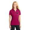 Gold Mechanical BLACK & WHITE Embroidered Ladies' PosiCharge® Competitor™ Polo