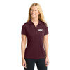 Gold Mechanical BLACK & WHITE Embroidered Ladies' PosiCharge® Competitor™ Polo