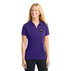 Gold Mechanical BLACK & WHITE Embroidered Ladies' PosiCharge® Competitor™ Polo