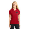 Gold Mechanical BLACK & WHITE Embroidered Ladies' PosiCharge® Competitor™ Polo