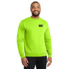 Gold Mechanical BLACK & WHITE Embroidered Crewneck Sweatshirt