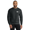 Gold Mechanical BLACK & WHITE Embroidered Crewneck Sweatshirt