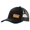 Gold Mechanical FULL COLOR Embroidered Trucker Cap
