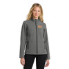 Gold Mechanical FULL COLOR Embroidered Ladies' Soft Shell Jacket