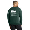 Gold Mechanical WHITE PRINT Crewneck Sweatshirt