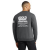 Gold Mechanical WHITE PRINT Crewneck Sweatshirt