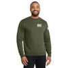 Gold Mechanical WHITE PRINT Crewneck Sweatshirt
