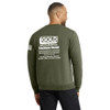 Gold Mechanical WHITE PRINT Crewneck Sweatshirt