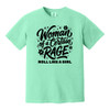 Roll Like A Girl WOMAN OF A CERTAIN RAGE Comfort Colors® Tee