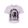 Roll Like A Girl LONG LIVE RAD WOMEN Comfort Colors® Cropped Tee