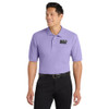 Gold Mechanical BLACK AND WHITE Embroidered Silk Touch™ Polo