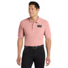 Gold Mechanical BLACK AND WHITE Embroidered Silk Touch™ Polo