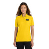 Gold Mechanical BLACK AND WHITE Embroidered Women's Silk Touch™ Polo