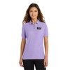 Gold Mechanical BLACK AND WHITE Embroidered Women's Silk Touch™ Polo