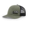 Gold Mechanical BLACK AND WHITE Embroidered Trucker Cap - Richardson® 112