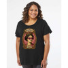 Pink Feather Society HER MAHJESTY Ladies Plus Size Tee