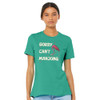 Pink Feather Society SORRY CAN'T MAHJONG Ladies Tee