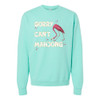 Pink Feather Society SORRY CAN'T MAHJONG Unisex Sweatshirt