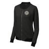 GCSO Embroidered Badge Ladies Lightweight French Terry Bomber - Heather Black