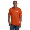 Deep Orange - White