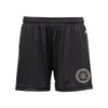 GCSO GREY BADGE - Ladies Athletic Shorts - Black