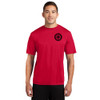 GCSO BADGE IN BLACK - Short Sleeve Performance T-shirt - True Red