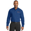 EVERYTHING KITCHENS - FULL COLOR EMBROIDERED LOGO - No-Iron Twill Shirt - Blue Horizon
