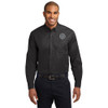 GCSO CHROME BADGE - Long Sleeve Easy Care Shirt - Black