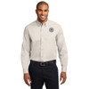 GCSO CHROME BADGE - Long Sleeve Easy Care Shirt - Light Stone