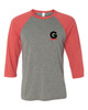 Grey / Red Triblend