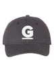 Gutterglove® EMBROIDERED CAP FRONT WHITE G - "Dad" Cap - Charcoal