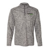 Gutterglove® FLC BLACK LEAFBLASTER PRO® - Badger Quarter-Zip Pullover - Graphite Tonal Blend