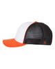 Brentsville TIGER-BD Richardson Premium Baseball Cap - White/Black/Orange